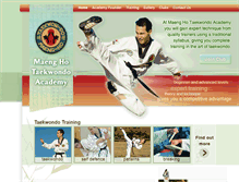 Tablet Screenshot of mh-tkd.com